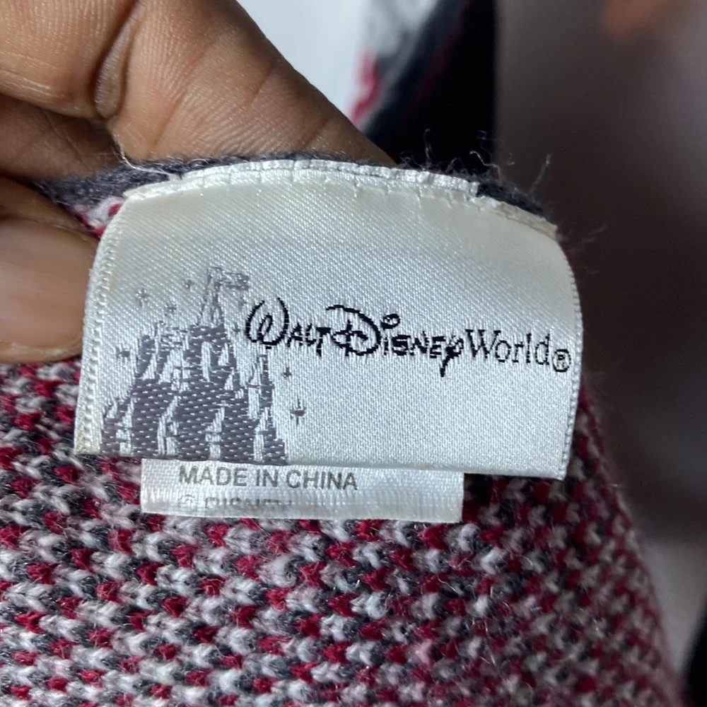 Disney Scarf Fringe Hem Long Mickey Mouse